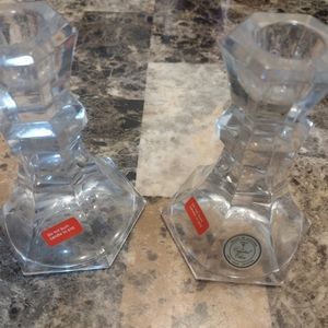 Crystal Candle holders made in Austria